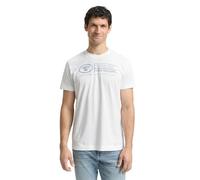 TOM TAILOR Hombre Camiseta 1035611, 20000 - White, L