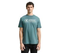 TOM TAILOR Hombre Camiseta 1035611, 30105 - Deep Bluish Green, XXL