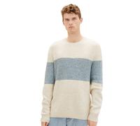 TOM TAILOR Hombre Cuello Redondo Jersey Estructurado Knit - Regular Fit S - 3XL