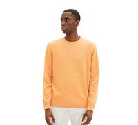 TOM TAILOR Hombre Jersey 1034944, 31431 - Orange Heather Melange, M