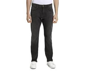 TOM TAILOR Hombre Marvin - Vaqueros rectos 1021012, 10263 - Black Stone Wash Denim, 29W / 32L