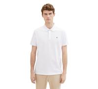 TOM TAILOR Hombre Polo Basic Piqué 1027713, 20000 - White, 3XL