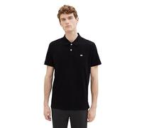 TOM TAILOR Hombre Polo Basic Piqué 1027713, 29999 - Black, L