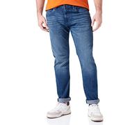 TOM TAILOR Hombre Troy Slim Jeans 1034663, 10281 - Mid Stone Wash Denim, 34W / 32L