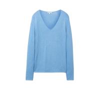 TOM TAILOR 1012976 Suéter, Azul (15584 - Sea Blue Melange), S para Mujer