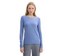 TOM Tailor Jersey de Punto para Mujer con Cuello Redondo, 10436 - Colony Blue, S