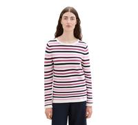 TOM TAILOR Jersey para Mujer 1016350, 37066 Berry Knit Stripe Design, XXL