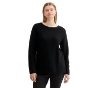 TOM Tailor Jersey Plussize para Mujer, 14482 Deep Black, 56