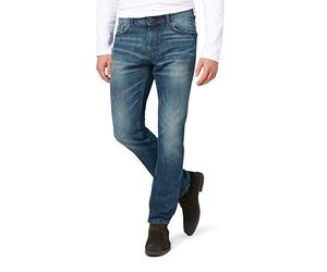 TOM TAILOR Josh Regular Slim - Reloj de Pulsera para Hombre Azul (Mid Stone Wash Denim 10281). 31W x 30L