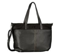 TOM TAILOR Miha - Bolso bandolera para mujer, con cremallera, grande, color negro, Negro, large, Casual