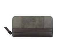 TOM TAILOR Monedero Grande con Cremallera Juna para Mujer, Color Gris