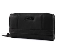 TOM TAILOR Monedero Grande con Cremallera Juna para Mujer, Color Negro