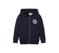 TOM TAILOR Niños Chaqueta con Capucha con Logotipo Impreso 1029979, 10668 - Sky Captain Blue, 104-110