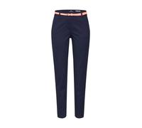 TOM TAILOR 1016542 Pantalones chinos lisos con cinturón para Mujer, Azul (10668 - Sky Captain Blue), 34W / 32L
