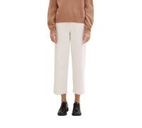 Tom Tailor Pantalón vaquero recto de mujer tiro medio. Blanco 40 (30) / 28 (Largo)
