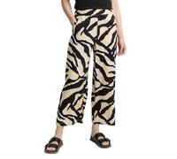 TOM TAILOR Pantalones Culotte para Mujer, 38070 - Abstract Beige Zebra, 38W / 28L