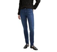 TOM TAILOR Pantalones Vaqueros para Mujer Alexa Slim, 10136 Dark Blue Denim - Juego de Mesa, 30W x 30L