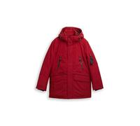 TOM TAILOR Parka Hombre 1047040, 10814-Coach Red, XL, 10814 - Coach Red, XL