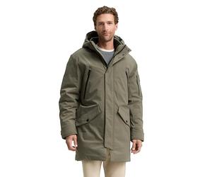 TOM TAILOR Parka para hombre 1046991 TT.PRO.TECH con capucha desmontable, 32097 - Smokey Olive Green, L