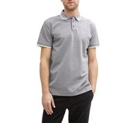 Tom Tailor Polo de hombre de manga corta con cuello a contraste. Gris M