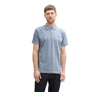 TOM TAILOR Polo para Hombre, 37707 - Mystical Blue Two Tone Pique, M