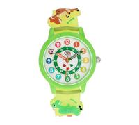 Tom Tailor Reloj de Pulsera con Correa Textil para niños, Impermeable, 3 Bar, diseño de Dinosaurio, Incluye Caja de Regalo, 2100713