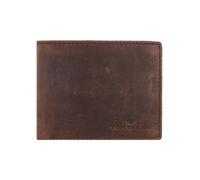 TOM TAILOR Cartera Ron para Hombre, de Gran Formato, con RFID, Piel, Color marrón Medio