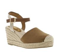 TOM TAILOR Sandalia de cuña para mujer 7490730001, Dksand, 42 EU