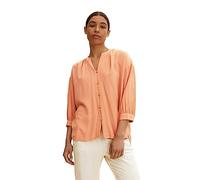 TOM TAILOR Señoras Blusa de manga 3/4 1031262, 29519 - Cantaloupe Orange, 38