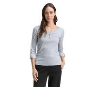 TOM TAILOR Camiseta de manga larga azul | XL