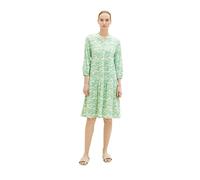 TOM TAILOR Señoras Vestido 1035221, 31574 - Green Small Wavy Design, 38