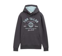 TOM TAILOR Sudadera azul claro / gris oscuro / blanco XXXL azul claro / gris oscuro / blanco
