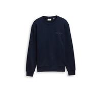 TOM TAILOR Sudadera azul oscuro / gris XL azul oscuro / gris