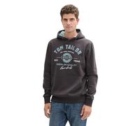 TOM TAILOR Sudadera con Capucha para Hombre con Logotipo Impreso, Tarmac 10899 - Juego de Mesa [Importado de Alemania], L