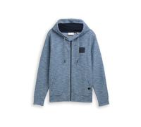 TOM TAILOR Sudadera con cremallera navy / azul paloma M navy / azul paloma