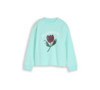 TOM TAILOR Sudadera menta / rojo 116-122 menta / rojo