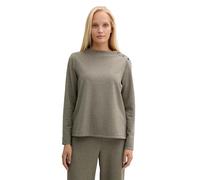 TOM TAILOR Sudadera para Mujer, 36987 - Cargo Beige Mini Pepita, XXS