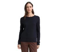 TOM Tailor Suéter de Mujer, 37495 - Midnight Navy Blue, M