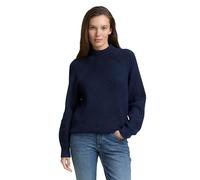 TOM TAILOR Suéter de Mujer, 39335 - Blue Rib Structure, M