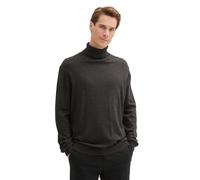 TOM TAILOR Suéter para Hombre, 10617 - Black Grey Melange, S