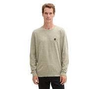 TOM TAILOR Suéter para Hombre, 36912 Prairie Grass Green Melange, XXL
