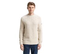 TOM TAILOR Suéter para Hombre, 36943 - Offwhite Melange Multi Neps, XL