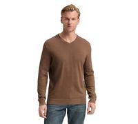 TOM TAILOR Suéter para Hombre, 38678 - Dark Taupe Melange, L