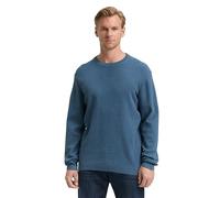 TOM TAILOR Suéter para Hombre, 38701 - Real Teal Melange, L