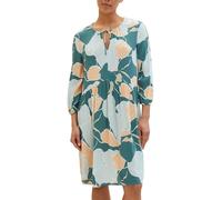 Tom Tailor Tom Tailor - Vestido corto con estampado de manga larga. Turquesa Talla 40