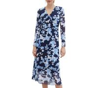Tom Tailor Tom Tailor - Vestido largo de manga larga estampado geometrico. Azul claro Talla 36