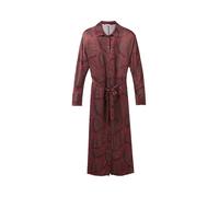 Tom Tailor Tom Tailor - Vestido largo estampado con cierre de botones. Granate Talla 38