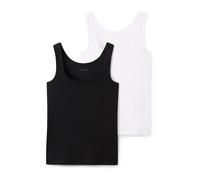TOM TAILOR Top negro / blanco L negro / blanco