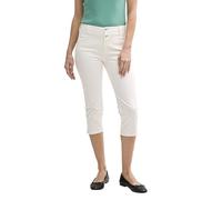 TOM TAILOR TTKATE Slim Capri Jeans para Mujer, 10315 Whisper White - Juego de Mesa [Importado de Alemania], 32