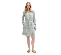 TOM TAILOR Vestido de Mujer, 37126 - True Green Check Design, 46